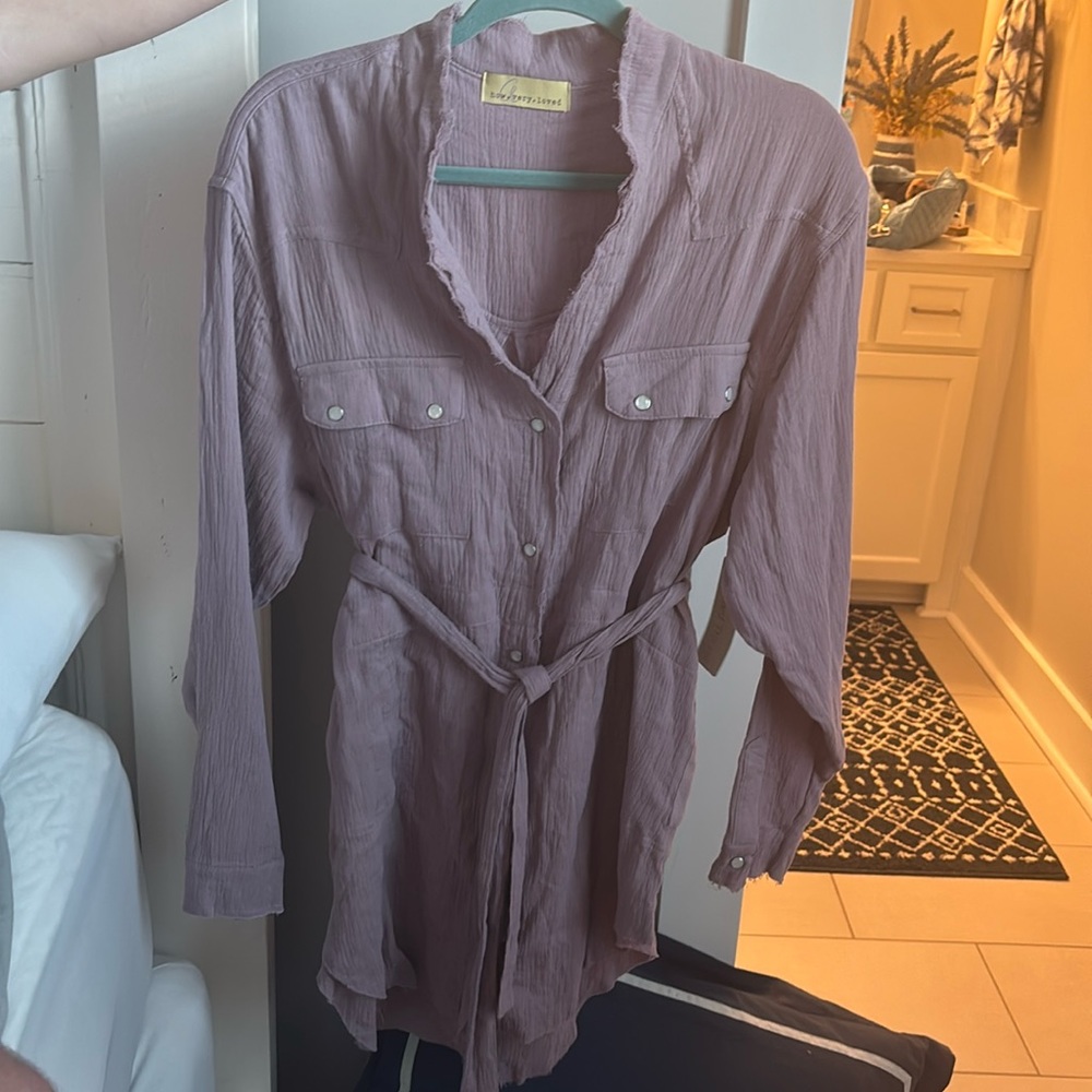 Lizard Thicket button down dress